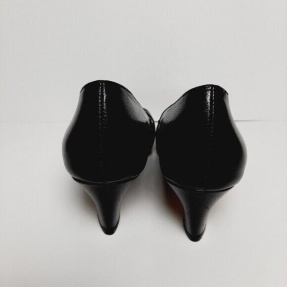 ROS HOMMERSON Black Leather Pumps Shoes Sz 5.5 M - Picture 8 of 11